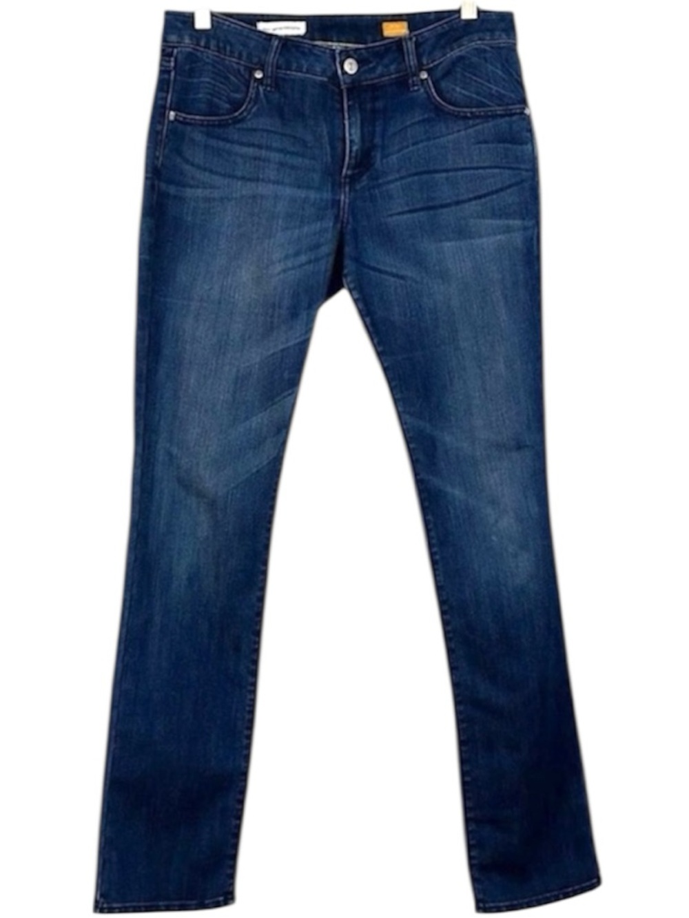 Pilcro and the Letterpress Straight Leg Jeans Low Rise Blue Size 30 Med Wash